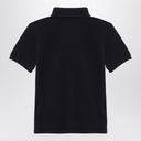 Givenchy Black cotton polo shirt with logo
