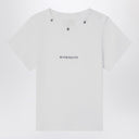 Givenchy White cotton T-shirt with embroidered logo