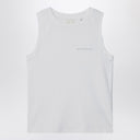 Givenchy White ribbed tank top with logo