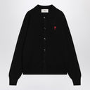 Ami Paris Ami De Coeur black cardigan