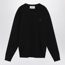 Ami Paris Black Ami De Coeur sweater