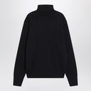 Ami Paris Navy blue turtleneck sweater Ami De Coeur