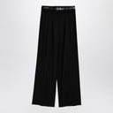 Jil Sander Black wide trousers with belt