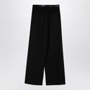 Jil Sander Black wide trousers with belt