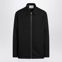 Jil Sander Black zipped shirt jacket