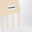 Jil Sander Pale pink mohair blend scarf