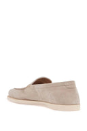 John Lobb men's suede lace-up shoes in sand with flexible sole - Allure Absolue