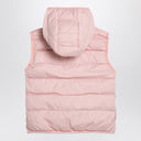 KENZO Pink hooded padded waistcoat