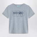 KENZO Grey cotton T-shirt with logo