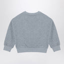 KENZO Grey cotton blend sweatshirt with logo