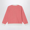 KENZO Red/white striped sweatshirt in cotton