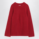 Loulou Studio Kara burgundy cashmere jumper Loulou Studio