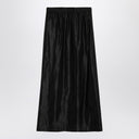 Loulou Studio Black skirt in linen and silk