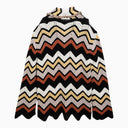 Alanui Cardigan in crochet zig zag multicolore