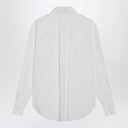 Brunello Cucinelli White shirt with Shiny Flap Detail