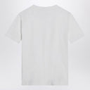 Brunello Cucinelli White cotton t-shirt with shiny pocket