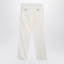 Brunello Cucinelli White corduroy pants