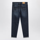 Brunello Cucinelli Dark blue jeans washed effect