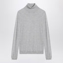Brunello Cucinelli Light grey turtleneck in cashmere blend
