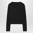Loulou Studio Black cotton crew-neck T-shirt