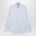 Brunello Cucinelli Light blue cotton shirt