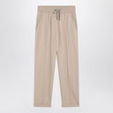Brunello Cucinelli Beige cotton joggers