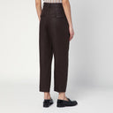 Brunello Cucinelli Linen trousers with brown belt
