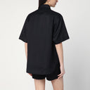Loulou Studio Black shirt in viscose and linen