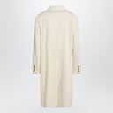 Brunello Cucinelli Ivory corduroy coat