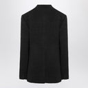 Loulou Studio Black single-breasted bouclé jacket
