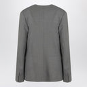 Loulou Studio Gray double-breasted wool jacket