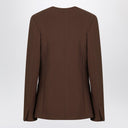 Loulou Studio Brown double-breasted wool jacket