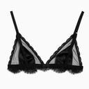 Dolce & Gabbana Dolce&Gabbana Black silk satin and lace bra