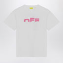 Off White Off-White™ White/pink The Type Logo T-shirt