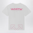 Off White Off-White™ White/pink The Type Logo T-shirt