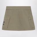 Off White Off-White™ Khaki cotton zip skirt