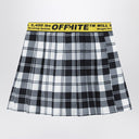 Off White Off-White™ Diagonal checked flannel skirt