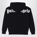 Palm Angels Black hoodie with logo