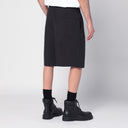 OAMC Peacemaker black bermuda shorts in cotton blend
