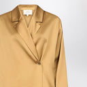 Blusa Persia de satén ocre LouLou De Saison