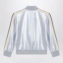 Palm Angels Track silver zip sweatshirt