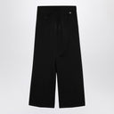 Palm Angels Black cotton wide trousers