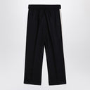 Palm Angels Anthracite grey linen sports trousers
