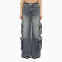 AMIRI Jeans baggy cargo in denim blue
