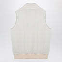 A.P.C. White fleece zipped waistcoat