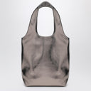 A.P.C. Small metallic silver Ninon tote bag
