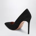 Aquazzura Purist Pump 105 black with rhinestones