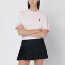 Camiseta rosa claro de Maison Kitsuné con parche de logo