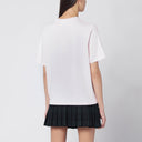 Camiseta rosa claro de Maison Kitsuné con parche de logo