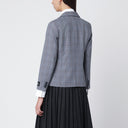 Maison Kitsuné Blue checked single-breasted blazer